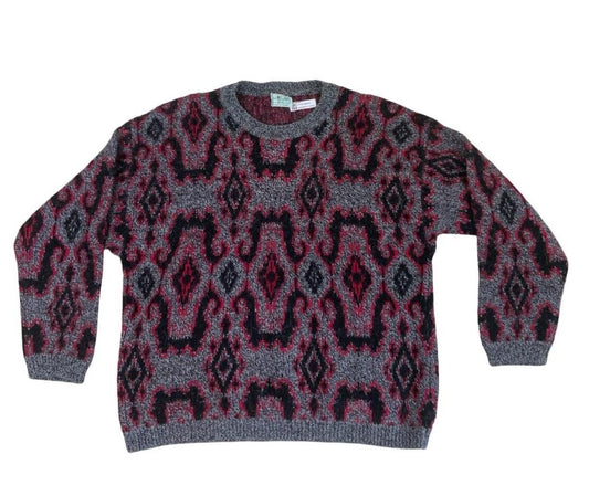 VTG 80s UNITED COLORS OF BENETTON JUMPER SIZE L