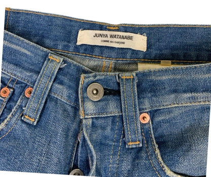 JUNYA WATANABE COMME DES GARCONS  STRAIGHT LEG SELVEDGE JEANS SIZE 28W 28L