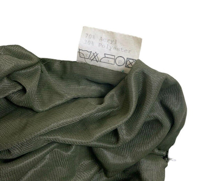 VTG 90s Y2K GIANNA MOSS GREEN FLUFFY MIDAXI MAXI SKIRT SIZE 12