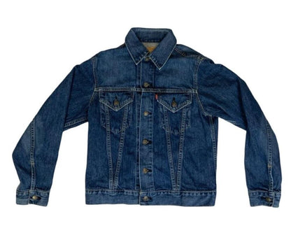 VTG 90s LEVIS BIG E TYPE 3 TRUCKER DENIM JACKET JAPANESE MOD SKINS LVC XS 34