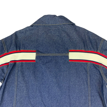 VTG 00s MP STUDIOS MASON PRINCE INDIGO RAW DENIM JACKET XL