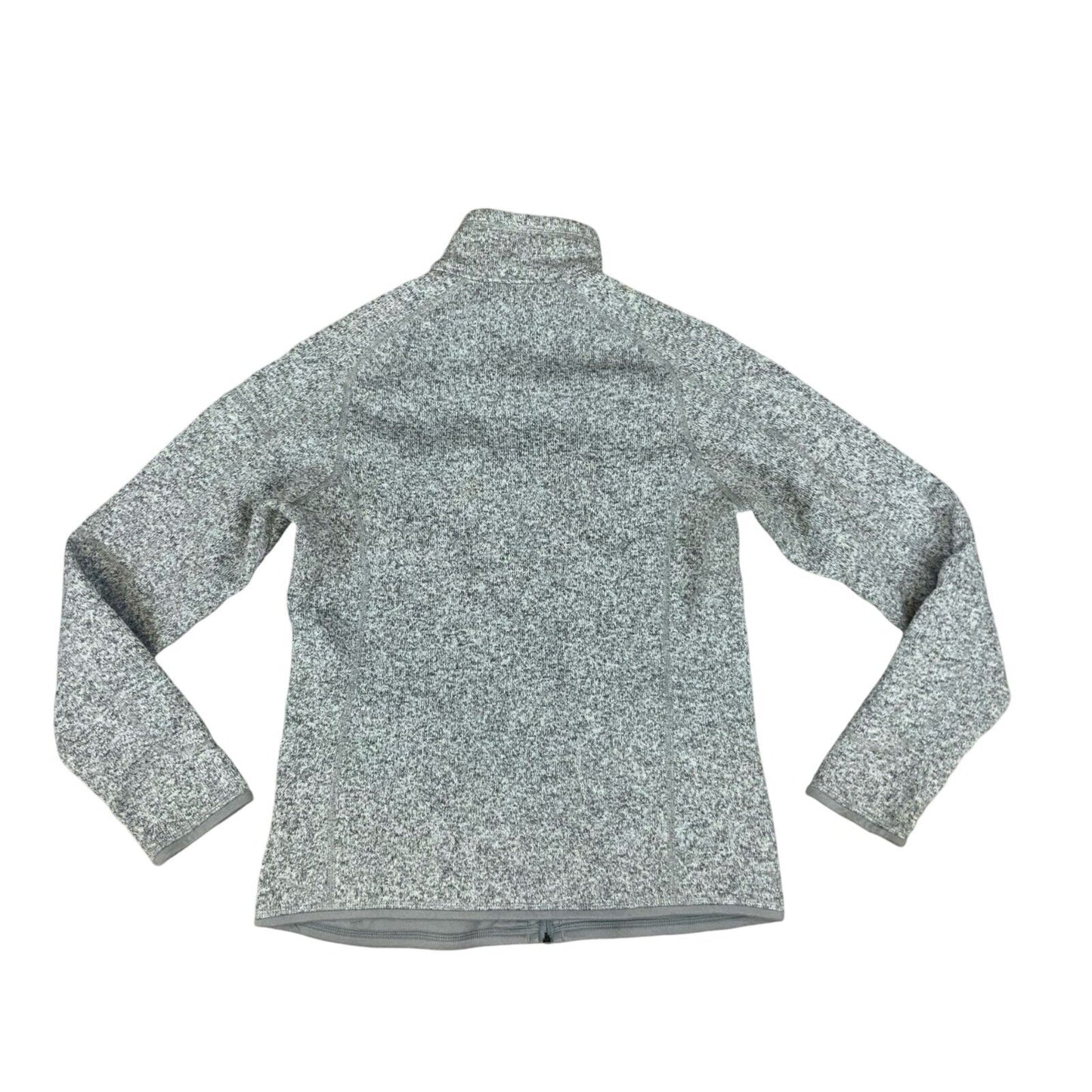GENUINE PATAGONIA LADIES TECHNICAL ZIP FLEECE JACKET JUMPER GREY  34” 8-10