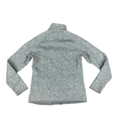 GENUINE PATAGONIA LADIES TECHNICAL ZIP FLEECE JACKET JUMPER GREY  34” 8-10