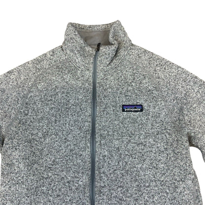 GENUINE PATAGONIA LADIES TECHNICAL ZIP FLEECE JACKET JUMPER GREY  34” 8-10