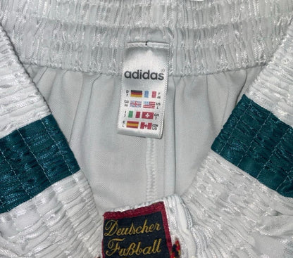 VTG 90S ADIDAS OFFICIAL DEUTSCHER GERMAN FC SPORTS AWAY SHORTS S M