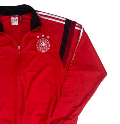ADIDAS RED GERMANY 2013-14 AUTHENTIC HOME FC TRAINING TRACK JACKET 2XL