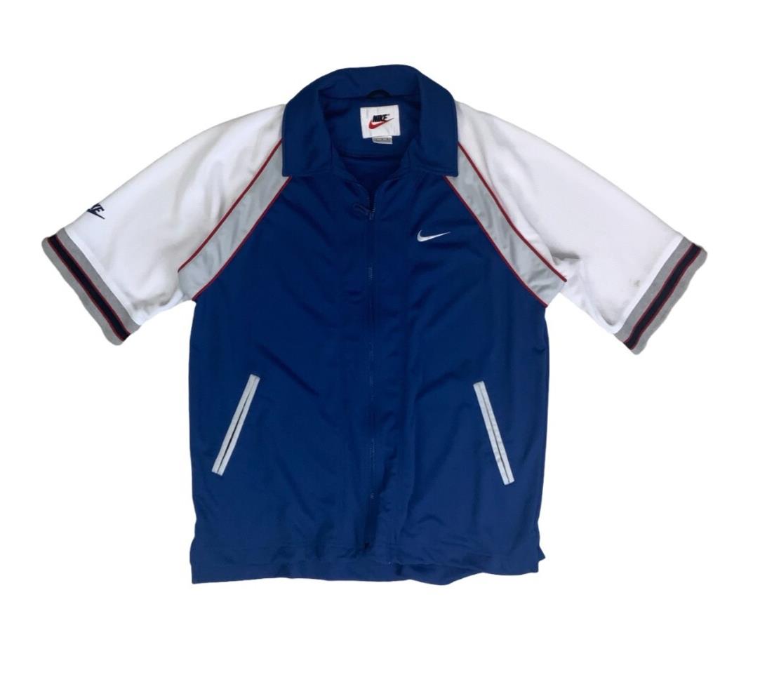 VTG 90S NIKE SWOOSH STREETWEAR GRUNGE HIPHOP BASKETBALL JERSEY X-LARGE