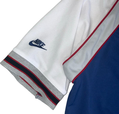 VTG 90S NIKE SWOOSH STREETWEAR GRUNGE HIPHOP BASKETBALL JERSEY X-LARGE