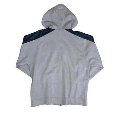 VTG 90S NIKE GREY BLUE RED ZIP-UP RARE AUTHENTIC BASKETBALL HOOPS HOODIE XL