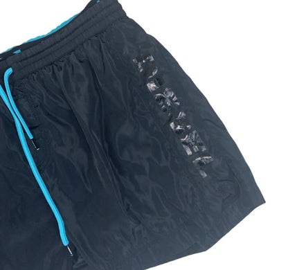 VTG 90S DIESEL BLUE SURF SPORT BOARD BEACH SHORTS MEDIUM
