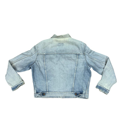 ORIGINAL 1970s USA LEVIS RED TAB TYPE 3 TRUCKER DENIM JACKET LIGHT WASH L