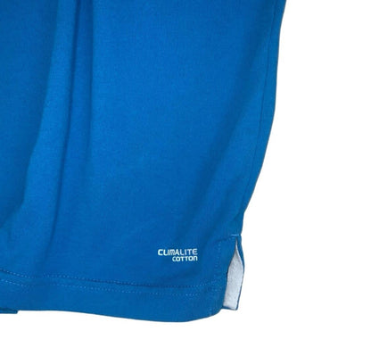 VTG ADIDAS 2012-13 ITALY BLUE RUGBY POLO NECK SHIRT X-LARGE