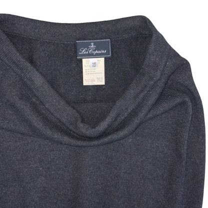 VTG LES COPAINS CHARCOAL GREY HIGH WAISTED WOOL PENCIL SKIRT 10 12