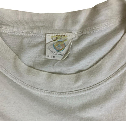 VTG 80S 90S DISNEY 1988 ROGER RABBIT FILM GRAPHIC TEE CROPPED LARGE
