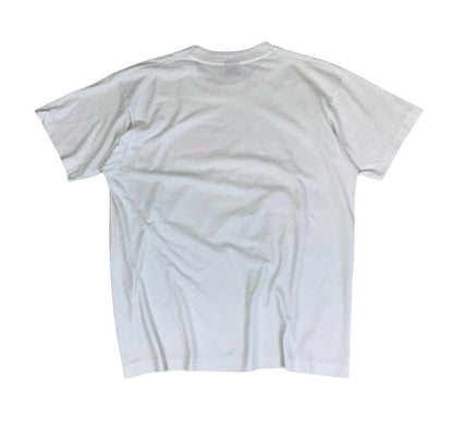 VTG 90S WHITE PLAYA DE LAS AMERICAS TENERIFE BEACH GRAPHIC SINGLE STITCH TEE L