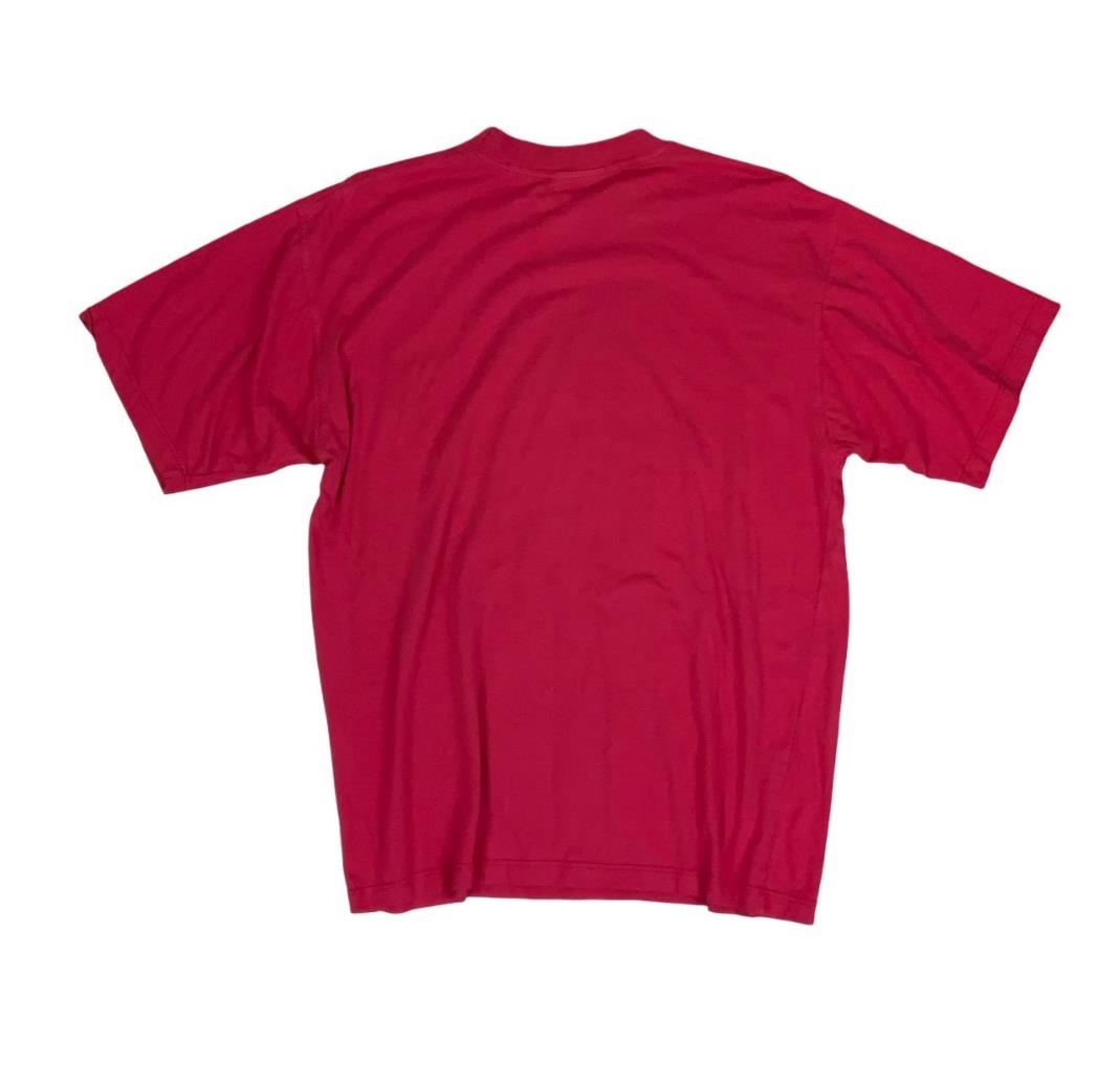 VTG 90S PLANET REEBOK RED GRAPHIC SPORTS TEE MEDIUM