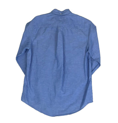VTG TOMMY HILFIGER BLUE BOTTON DOWN LONG SLEEVED SHIRT MEDIUM
