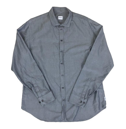 VTG ARMANI COLLEZIONI GREY BUTTON DOWN LONG SLEEVED SHIRT LARGE