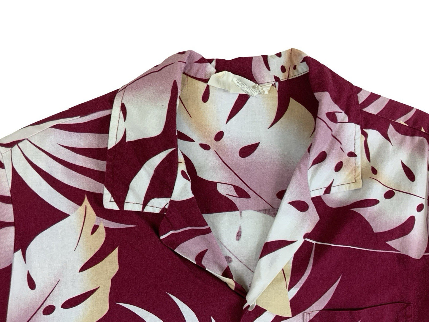 VTG LIVE HONOLULU MADE IN HAWAII HAWAIIAN ALOHA SHIRT TIKI ROCKABILLY SURF S 36”