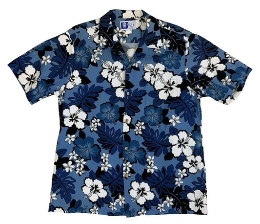 VTG RJC MADE IN HAWAII HAWAIIAN ALOHA SHIRT TIKI ROCKABILLY SURF L 42”