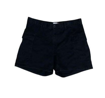 VTG 90s 'CALVIN KLEIN JEANS' BLACK CARGO SUMMER BEACH HOLIDAY HOT PANTS SHORTS M