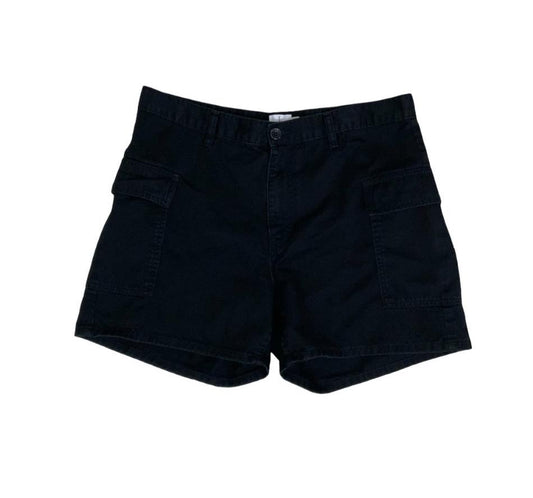 VTG 90s 'CALVIN KLEIN JEANS' BLACK CARGO SUMMER BEACH HOLIDAY HOT PANTS SHORTS M
