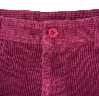 VTG 90s y2k 'LACOSTE' PINK CORDUROY SUMMER BEACH HOLIDAY SHORTS M 12 14