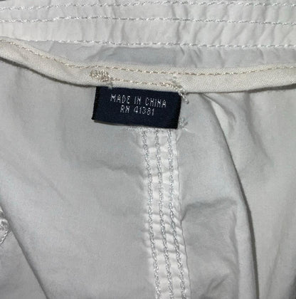 VTG 90s POLO by RALPH LAUREN WHITE CARGO BEACH SUMMER HOLIDAY SHORTS M 14