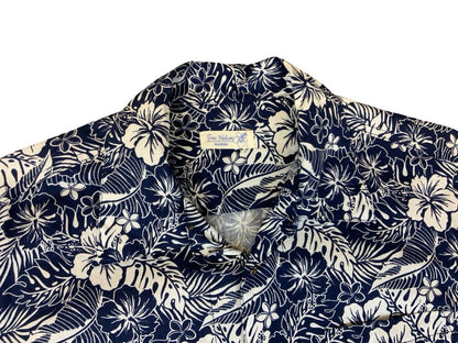 VTG FREE NATURE HAWAIIAN MADE ALOHA SHIRT COTTON TIKI ROCKABILLY HAWAII SMALL