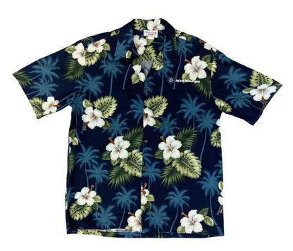 VTG PACIFIC LEGEND HAWAIIAN MADE ALOHA SHIRT COTTON TIKI ROCKABILLY HAWAII LARGE