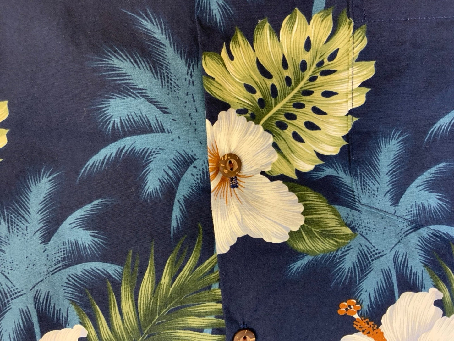 VTG PACIFIC LEGEND HAWAIIAN MADE ALOHA SHIRT COTTON TIKI ROCKABILLY HAWAII LARGE