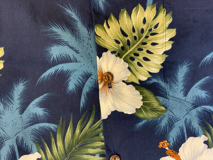 VTG PACIFIC LEGEND HAWAIIAN MADE ALOHA SHIRT COTTON TIKI ROCKABILLY HAWAII LARGE