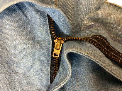 RARE VTG 70s LEVIS FOR MEN ORANGE TAB LIGHT DENIM FLARES JEANS MENS 34” W 31” L