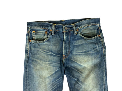 LEVIS 508 REDLINE SELVEDGE MENS RED TAB RAW DENIM JEANS ROCKABILLY 34” W 31” L