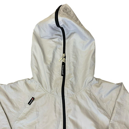 VTG 90s 'LE COQ SPORTIF' WHITE RARE REVERSIBLE SPORTSWEAR ANORAK WINDBREAKER 2XL