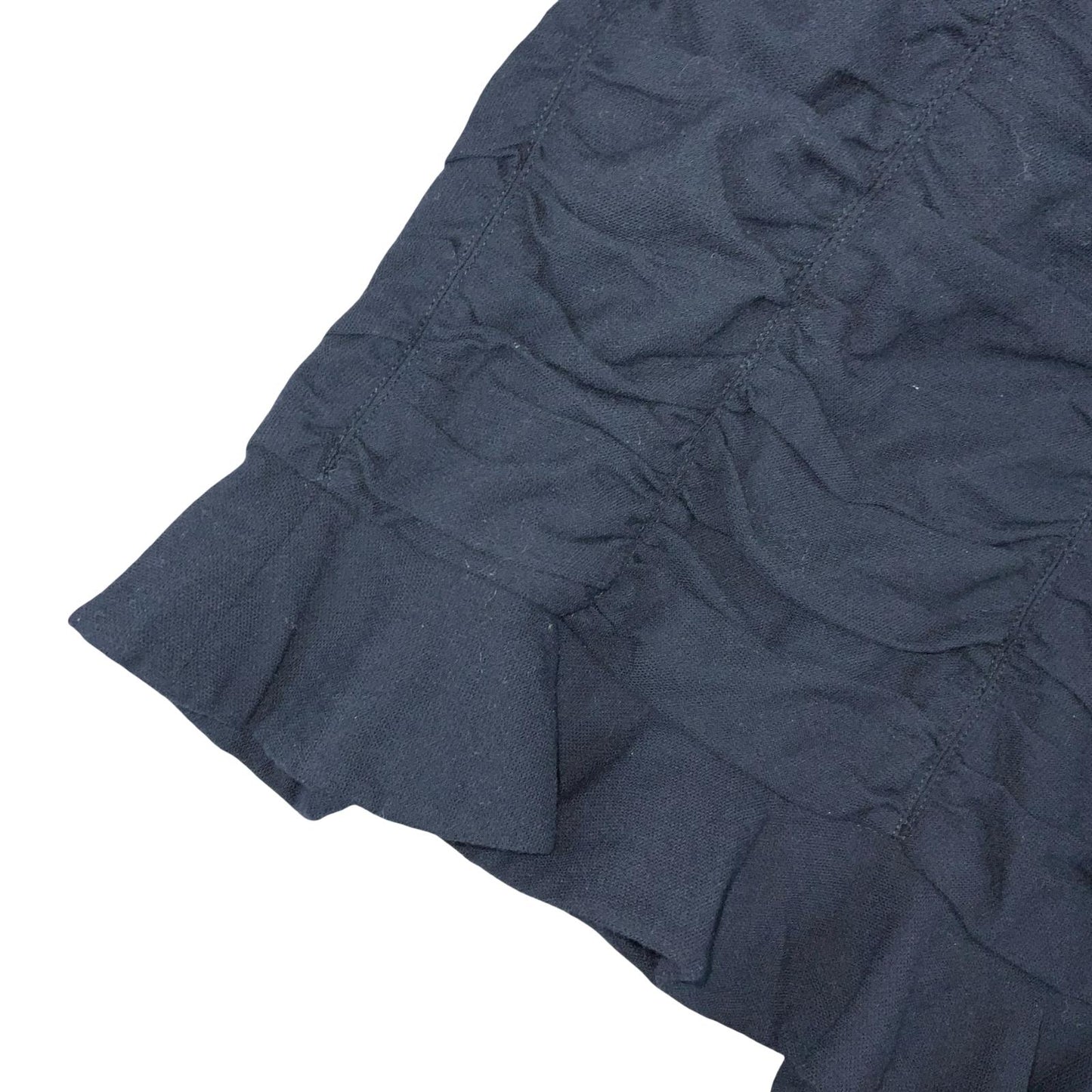 VTG 'ESCADA' BLUE LONG-SLEEVED RUCHED WAIST LUXURIOUS SOPHISTICATED DRESS M 12