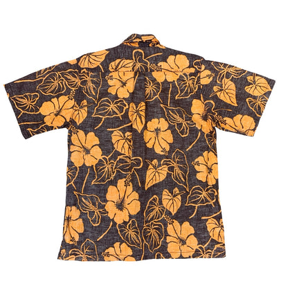 VTG BANNERS SURF AND BOARDERS STYLE REVERSE PRINT HAWAIIAN SHIRT LARGE