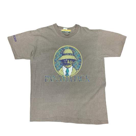 VTG 1993 PANAMA JACK CANCUN GREY SINGLE STITCH GRAPHIC T SHIRT EXTRA LARGE