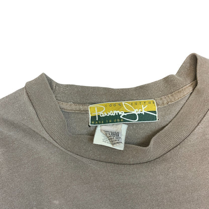 VTG 1993 PANAMA JACK CANCUN GREY SINGLE STITCH GRAPHIC T SHIRT EXTRA LARGE
