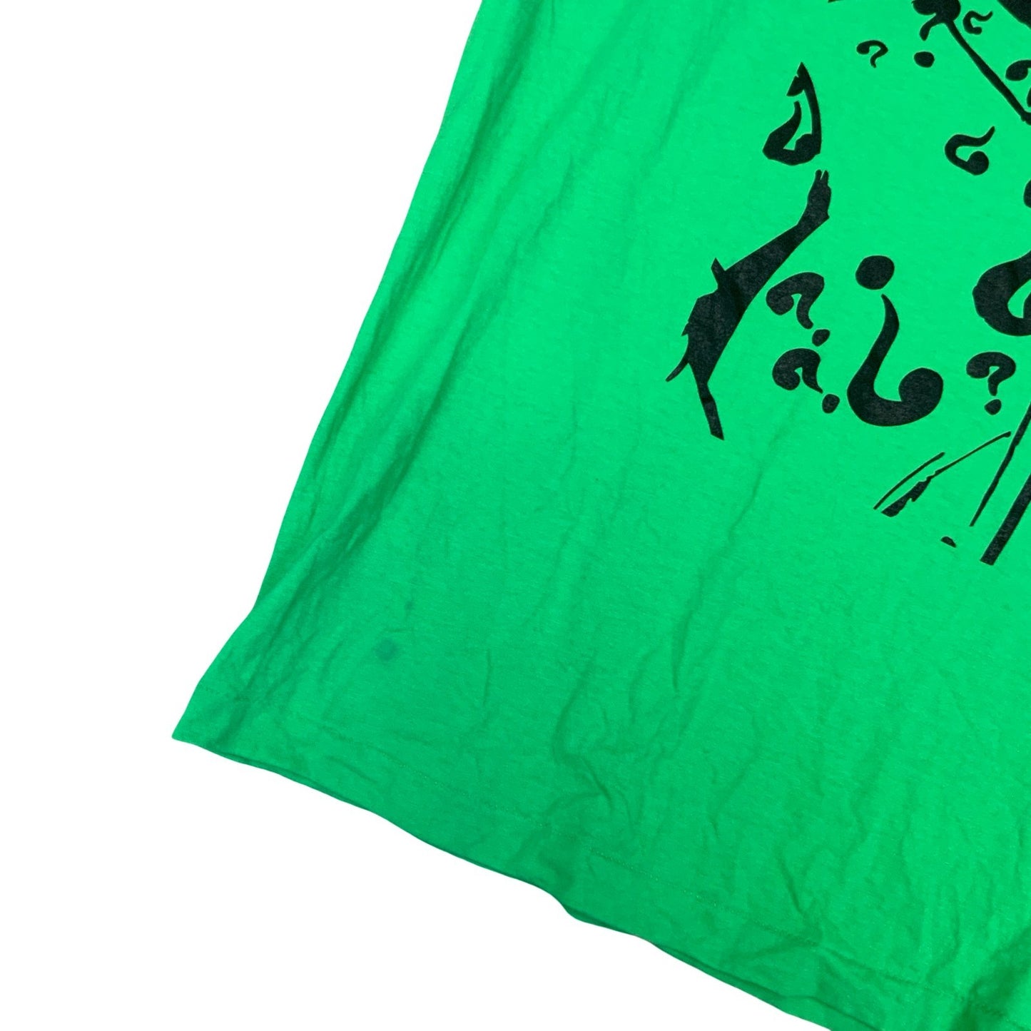 VTG 90S DC COMICS THE RIDDLER BATMAN GREEN SINGLE STITCH GRAPHIC TEE XL