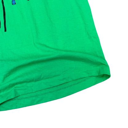 VTG 90S DC COMICS THE RIDDLER BATMAN GREEN SINGLE STITCH GRAPHIC TEE XL