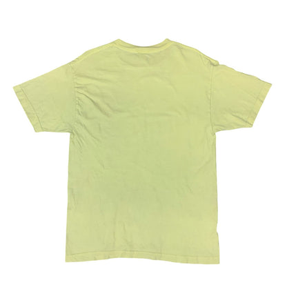 Y2K SANTA CRUZ SKATEBOARDS SKATING SURFING YELLOW GRAPHIC TEE LARGE