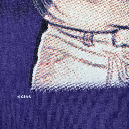 VTG RARE 'CSA' PURPLE NFL RANDY MOSS 1984 MINNESOTA VIKINGS GRAPHIC T-SHIRT 2XL