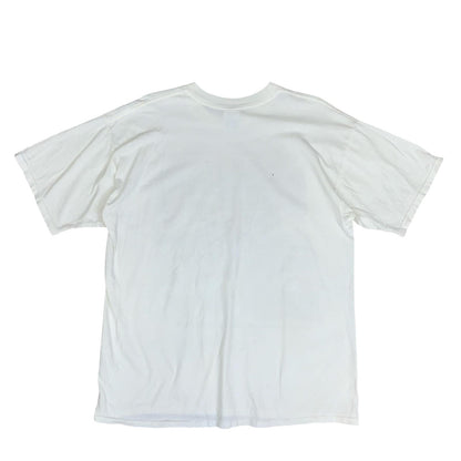 00s 'GILDAN' WHITE SUPERBOWL XXXV BALTIMORE RAVENS NFL CHAMPIONS T-SHIRT XL 2XL