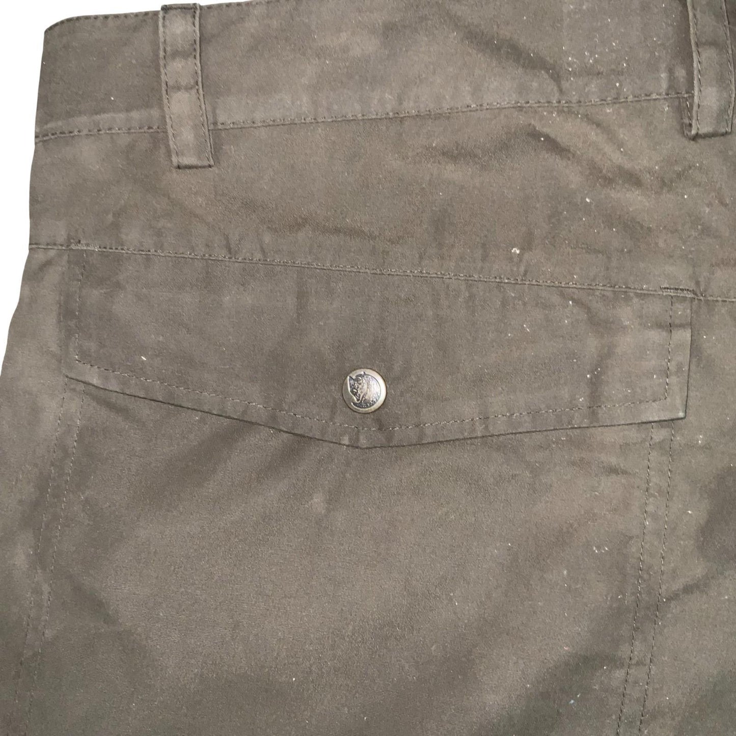VTG 90s 00s 'FJÄLLRÄVEN' KHAKI GREEN G-1000 MEN'S COMBAT CARGO HIKER SHORTS 3XL