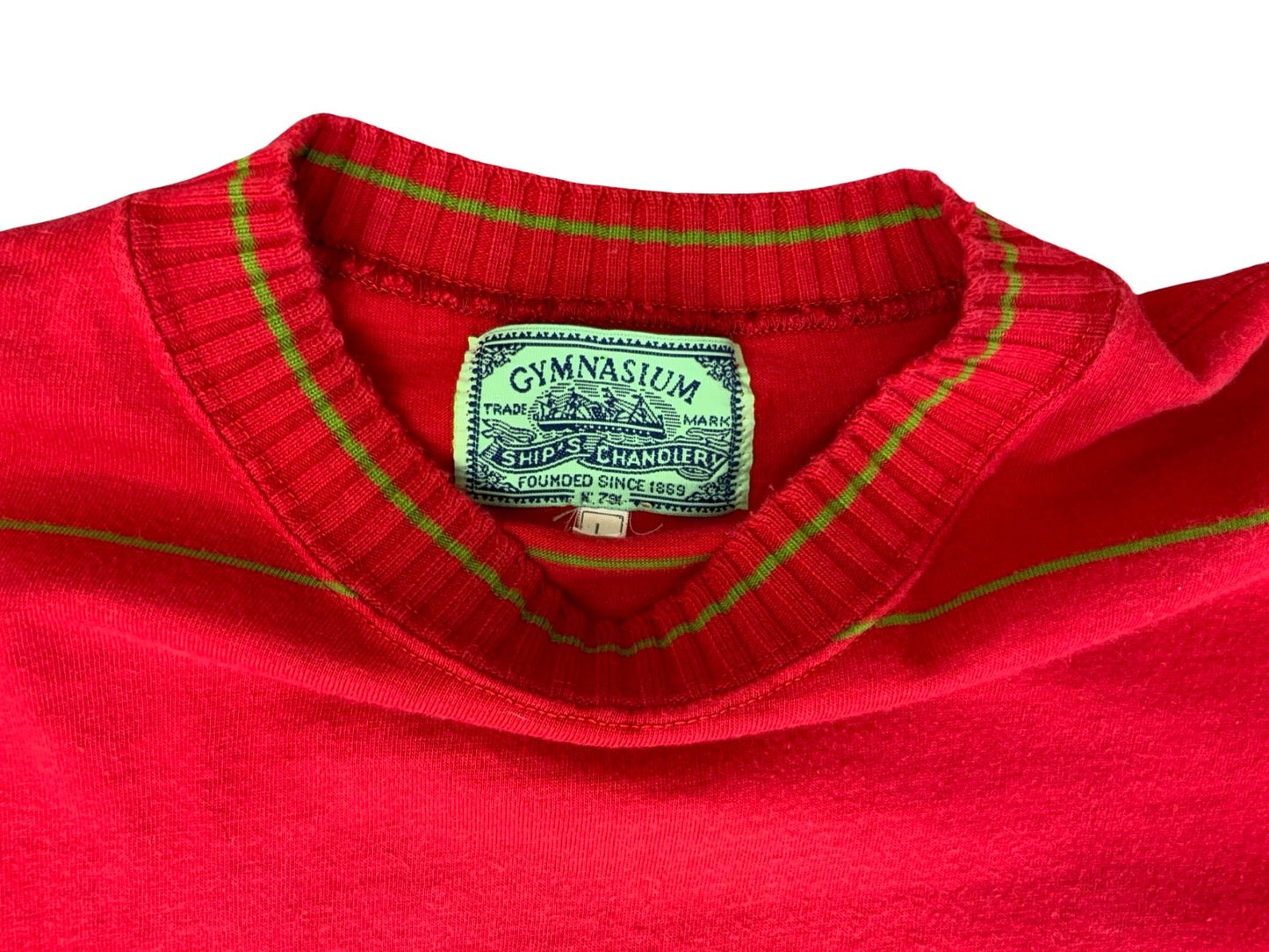 VTG 90s SINGLE STITCH RED GYMNASIUM NEW ZEALAND UNIVERSITY T SHIRT L