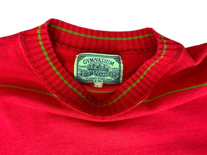 VTG 90s SINGLE STITCH RED GYMNASIUM NEW ZEALAND UNIVERSITY T SHIRT L