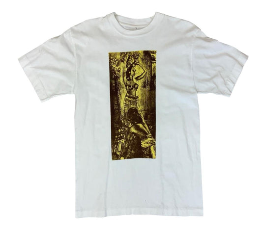 VTG 90s SINGLE STITCH T SHIRT WILLEM GERARD HOFKER ART PRINT S 36”