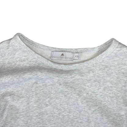 VTG 'ADIDAS' x 'STELLA MCARTNEY' ASM GREY BATWING CROP SWEATSHIRT JUMPER L 16