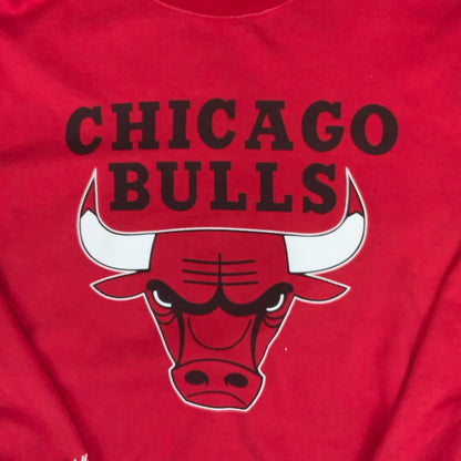 VTG 2012 'MITCHELL & NESS' CHICAGO BULLS RED LOGO CREWNECK NBA SWEATSHIRT XL
